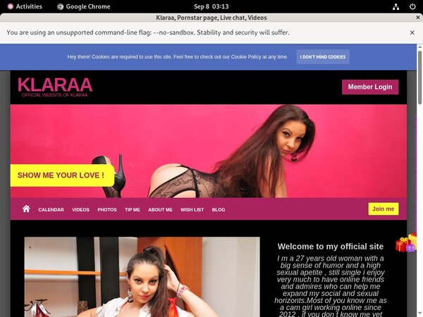 Accounts For Klaraa.modelcentro.com