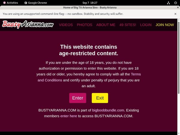 Bustyarianna.com Checkout