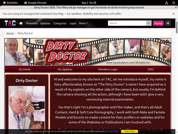 Dirty Doctor Join Anonymously