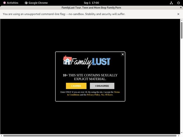 Familylust Password Site