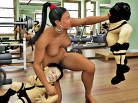 Femdom 3D subs