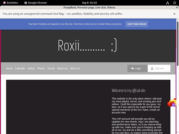 FoxxyRoxii Account Discount