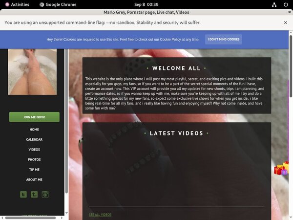 Free Acc For Marlogrey.modelcentro.com