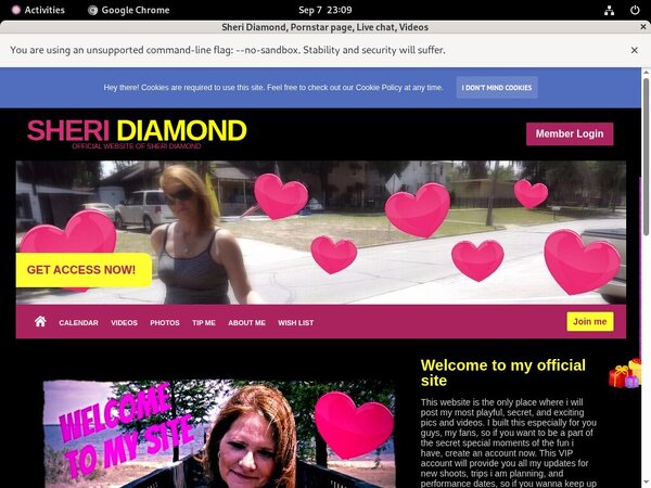 Free Account To Sheri.modelcentro.com