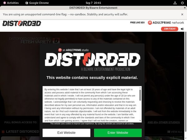 Free Accounts Distorded