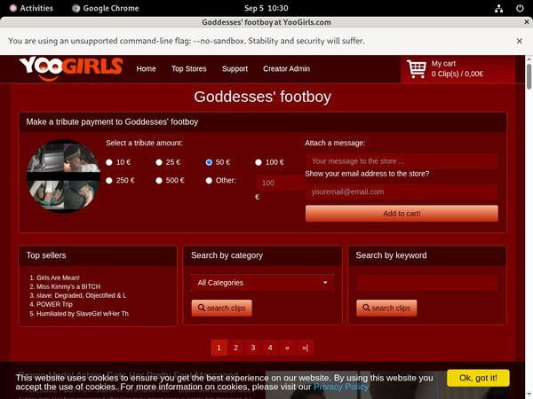 Goddesses Footboy Account And Passwords
