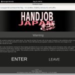 Handjobjapan Sign Up Page