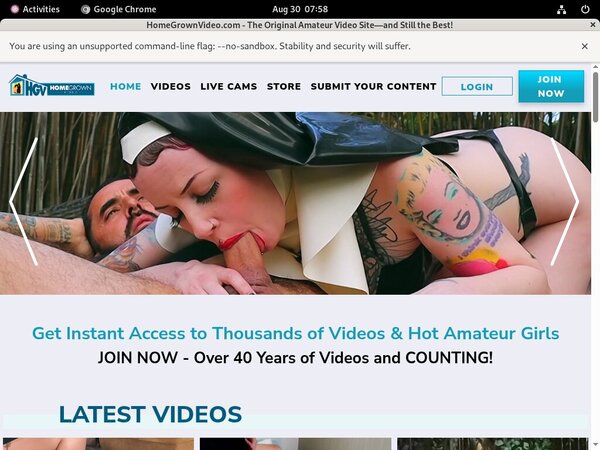 Homegrownvideo User And Password