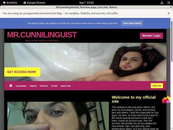 How To Join MrCunnilinguist420 For Free How To Join MrCunnilinguist420 For Free