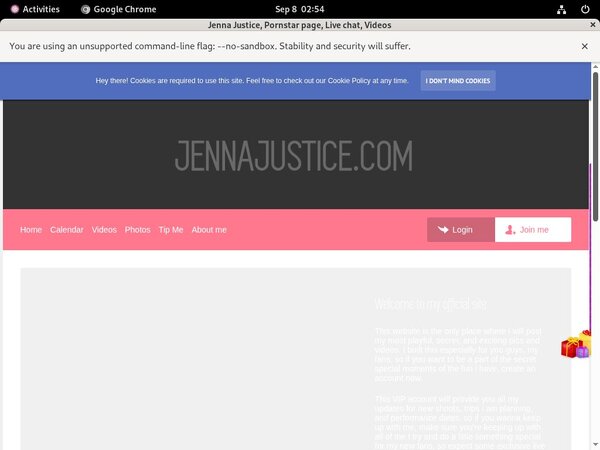 Jennajustice.modelcentro.com Account Paypal