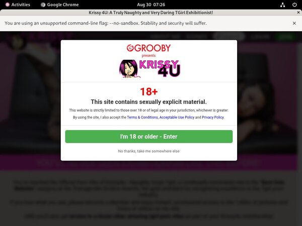 Krissy 4 U Day Trial Membership
