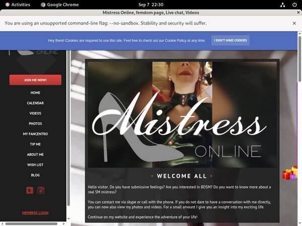 MistressOnline Daily Accounts