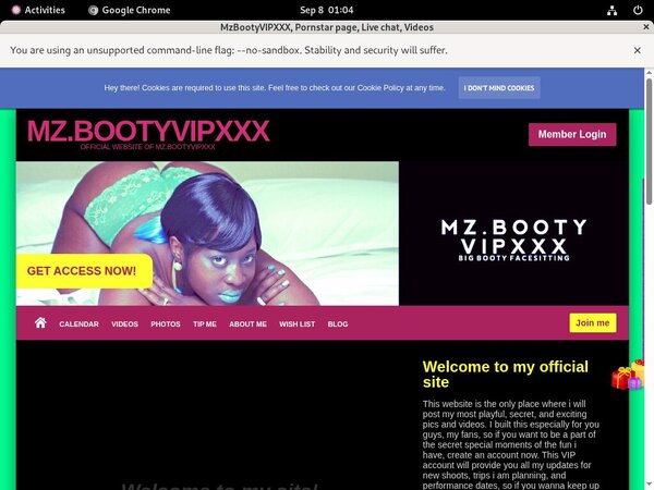 MzBootyVIPXXX Updated Passwords