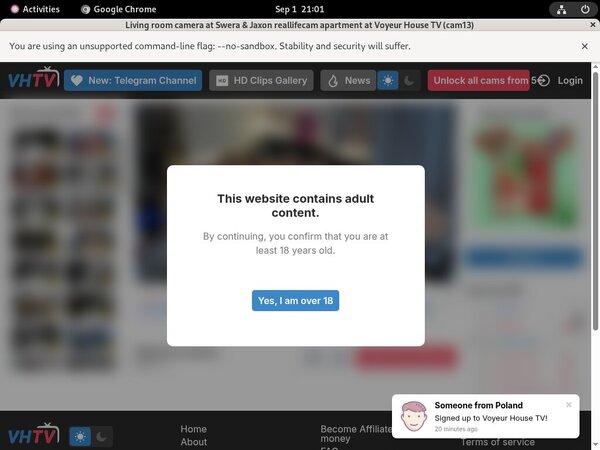 New Voyeurhouse Accounts New Voyeurhouse Accounts