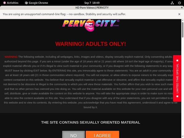 Perv City Website Password