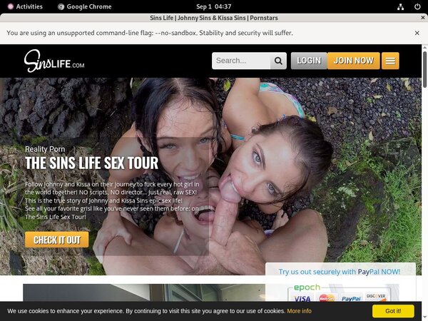 Sins Life Billing Form