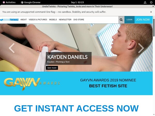 Undie Twinks Paypal Payment