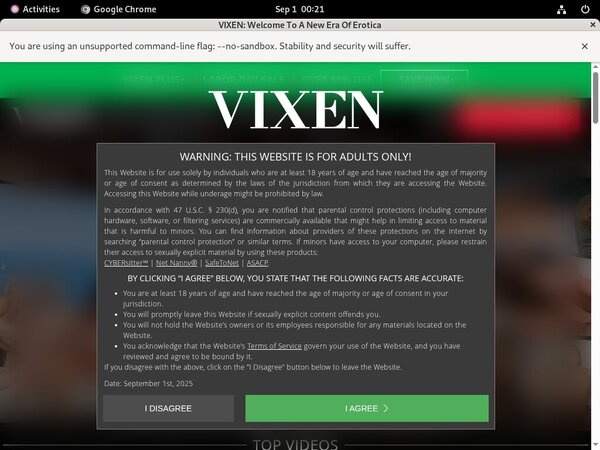 Vixen Discount Form Vixen Discount Form