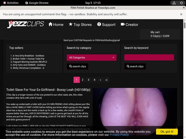 Yezzclips.com Login Information