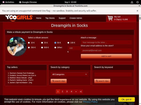 Dreamgirls In Socks Free Trial Acc