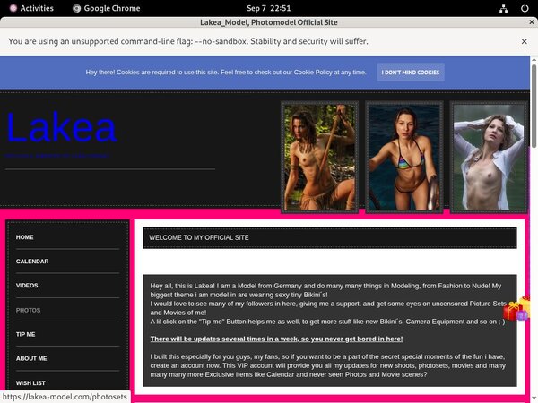 Porno Lakea-model