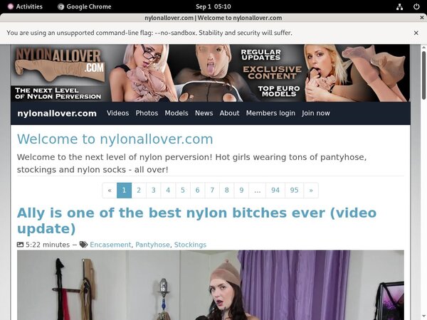 Login Nylon All Over Free
